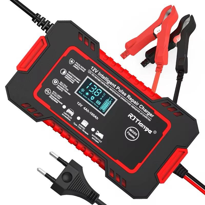 Smart Car 12v Red Battery Charger Lead Acid Battery Charger